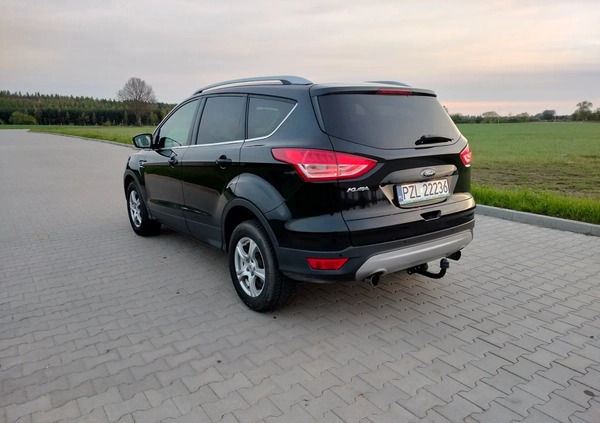 Ford Kuga cena 46999 przebieg: 154852, rok produkcji 2013 z Okonek małe 301